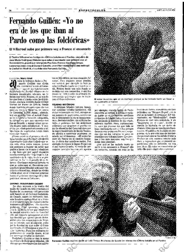 ABC MADRID 16-04-2001 página 76