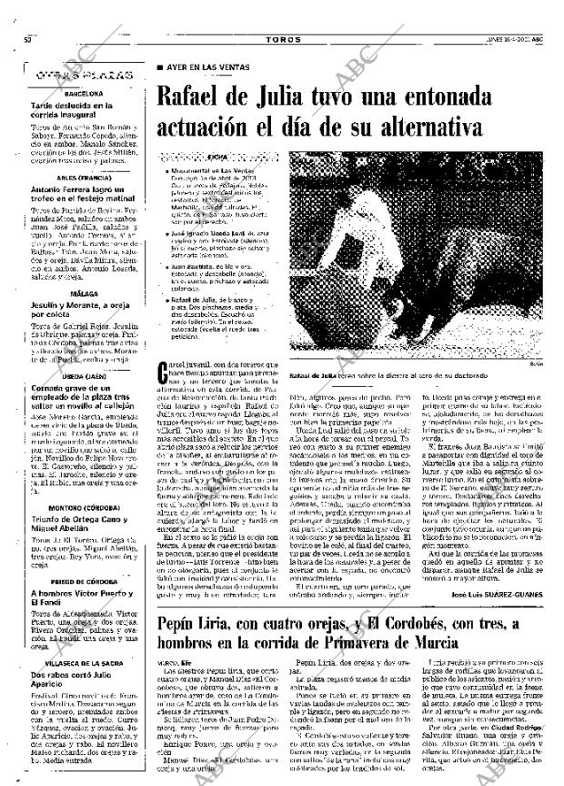 ABC SEVILLA 16-04-2001 página 52