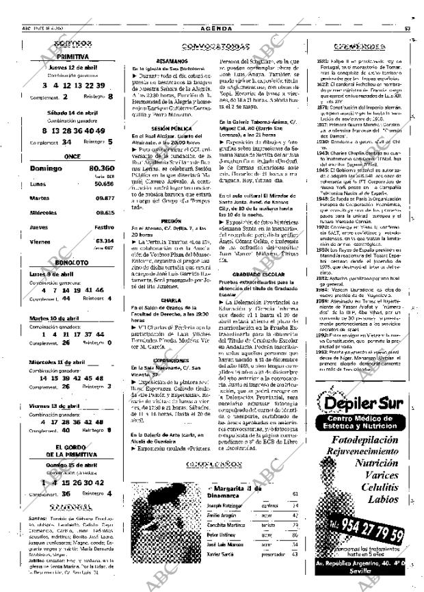 ABC SEVILLA 16-04-2001 página 53