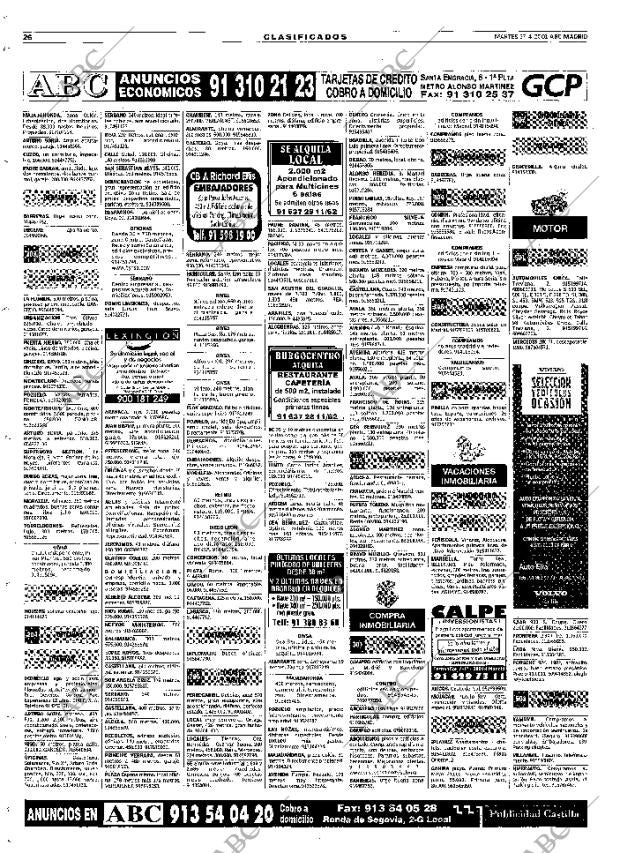 ABC MADRID 17-04-2001 página 110