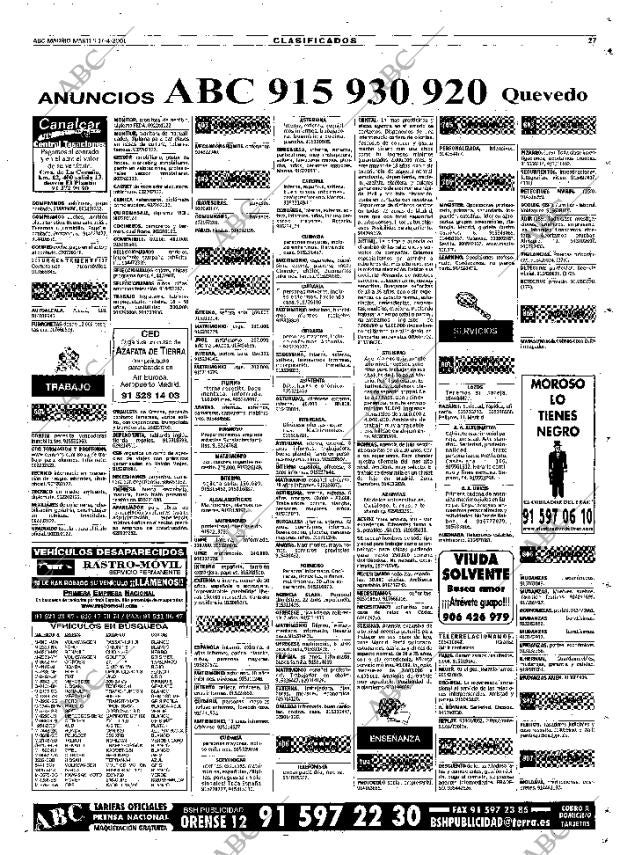 ABC MADRID 17-04-2001 página 111