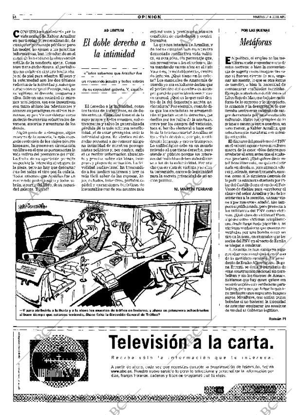 ABC MADRID 17-04-2001 página 14