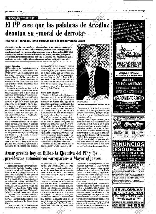 ABC MADRID 17-04-2001 página 19