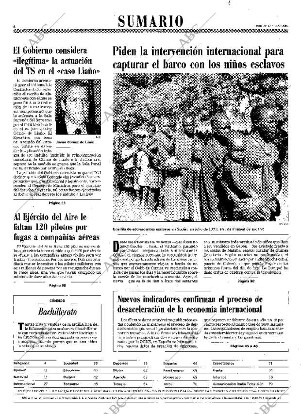 ABC MADRID 17-04-2001 página 2