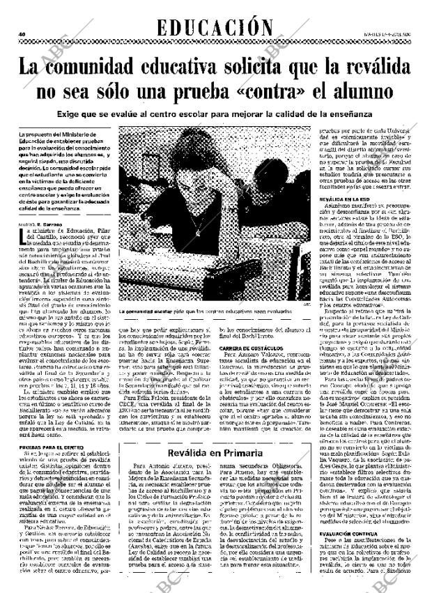 ABC MADRID 17-04-2001 página 40