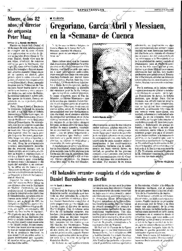 ABC MADRID 17-04-2001 página 72