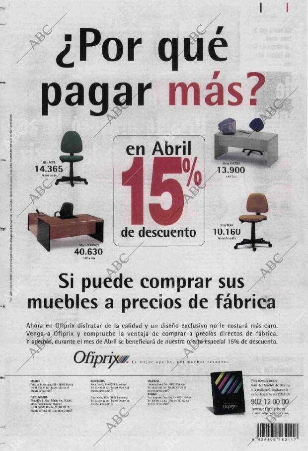 ABC MADRID 17-04-2001 página 84