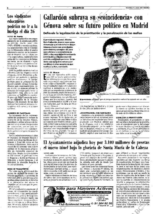 ABC MADRID 17-04-2001 página 88