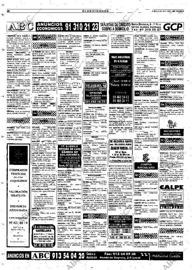 ABC MADRID 18-04-2001 página 110
