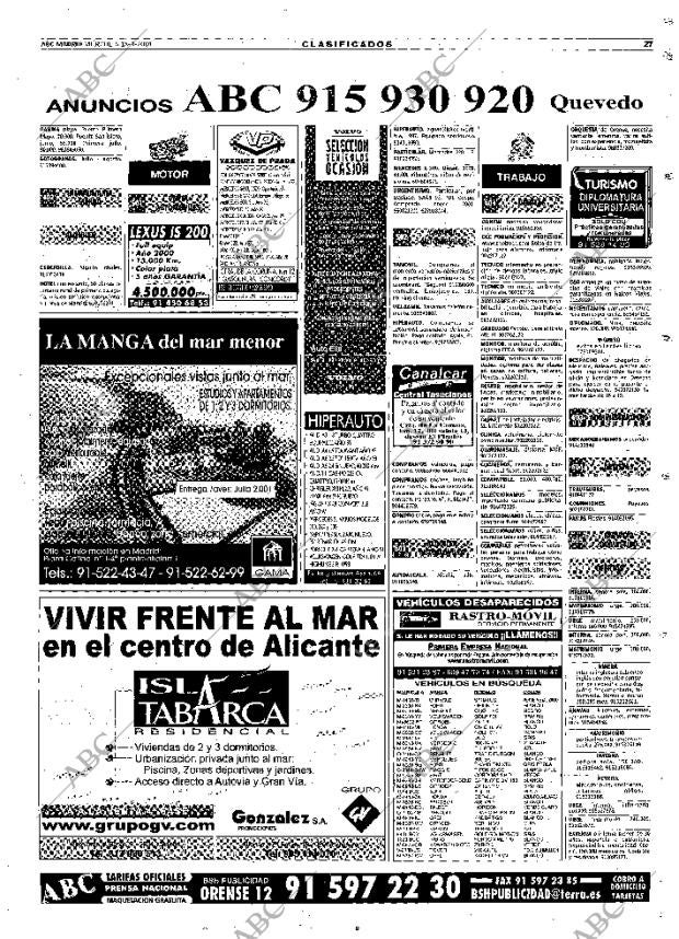 ABC MADRID 18-04-2001 página 111