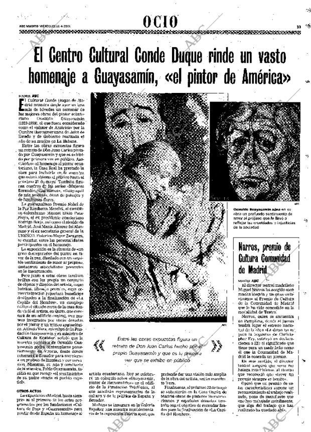 ABC MADRID 18-04-2001 página 117