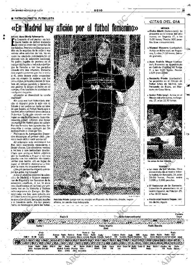 ABC MADRID 18-04-2001 página 119