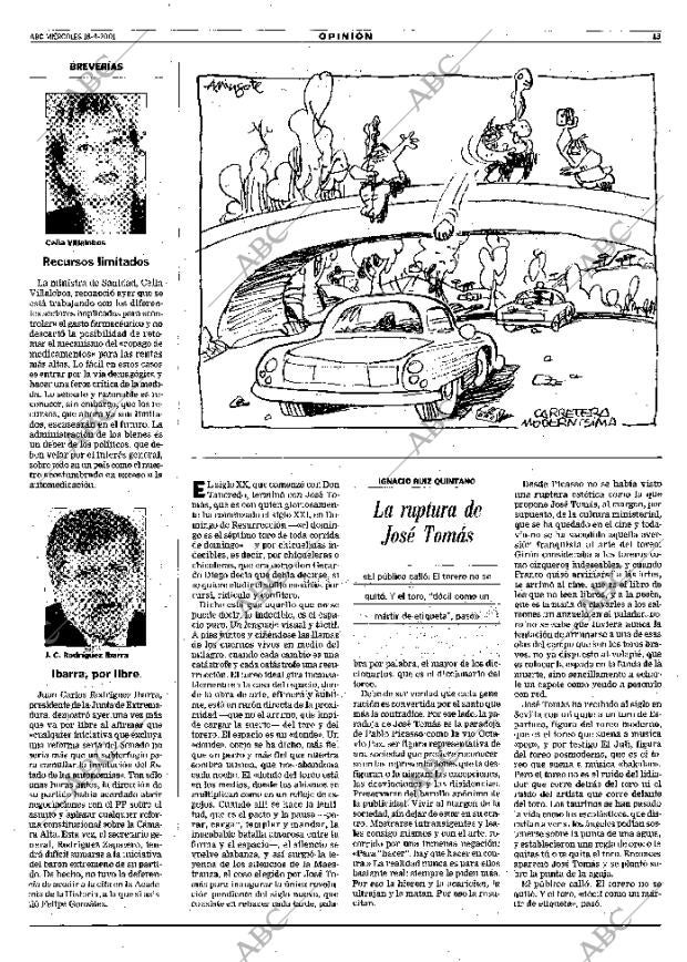 ABC MADRID 18-04-2001 página 13
