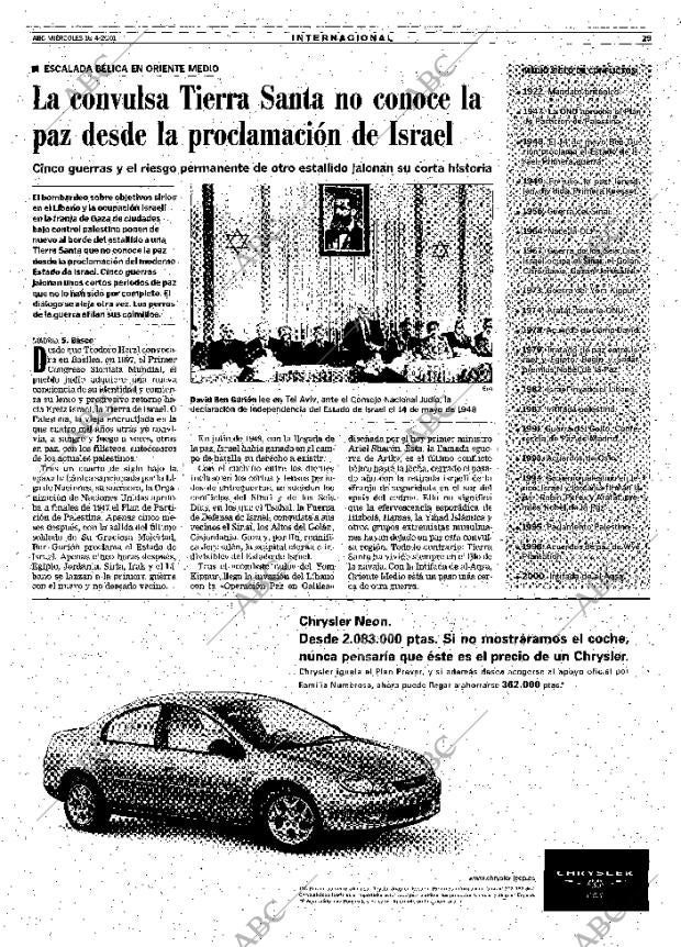 ABC MADRID 18-04-2001 página 29