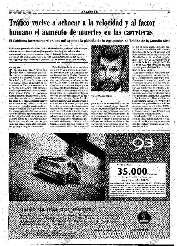 ABC MADRID 18-04-2001 página 37