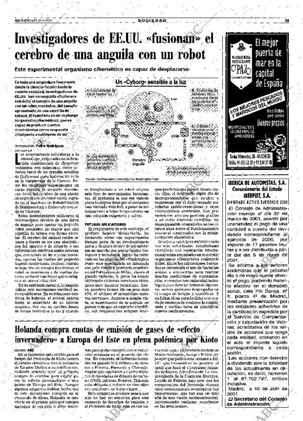 ABC MADRID 18-04-2001 página 39