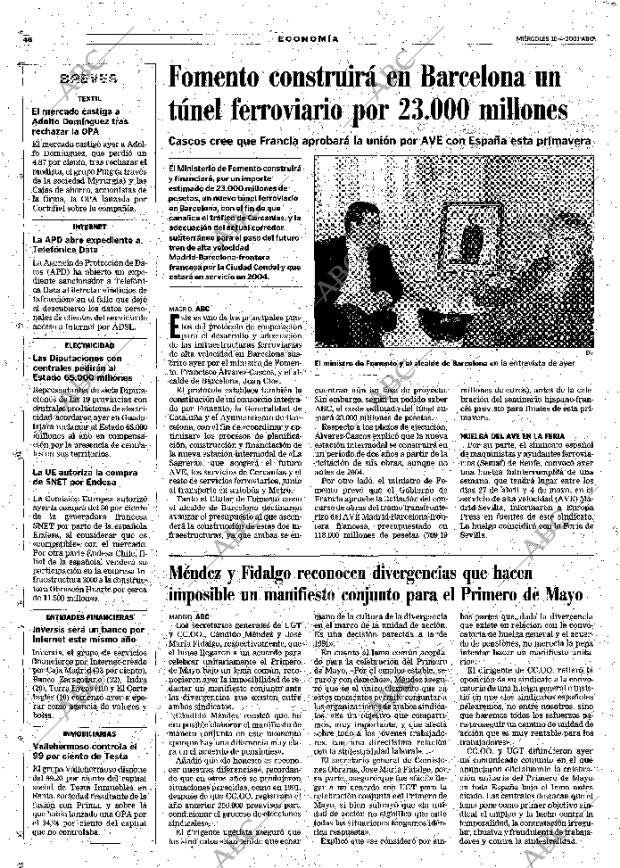 ABC MADRID 18-04-2001 página 46
