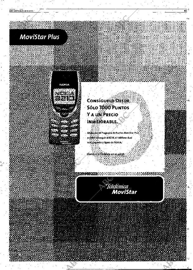 ABC MADRID 18-04-2001 página 47