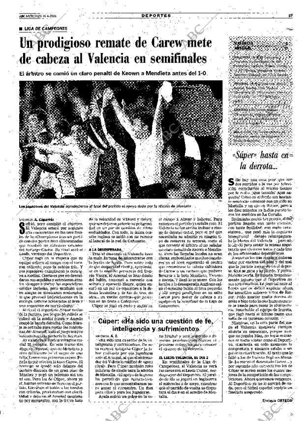 ABC MADRID 18-04-2001 página 57