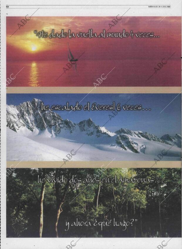 ABC MADRID 18-04-2001 página 60