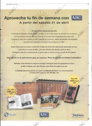 ABC MADRID 18-04-2001 página 61