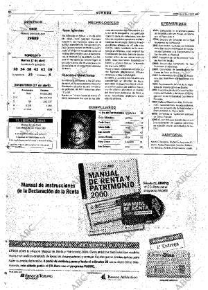 ABC MADRID 18-04-2001 página 64
