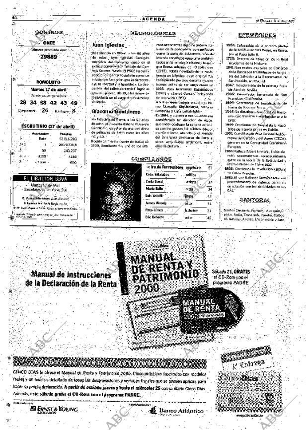 ABC MADRID 18-04-2001 página 64