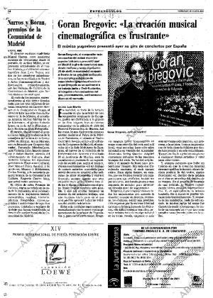 ABC MADRID 18-04-2001 página 74