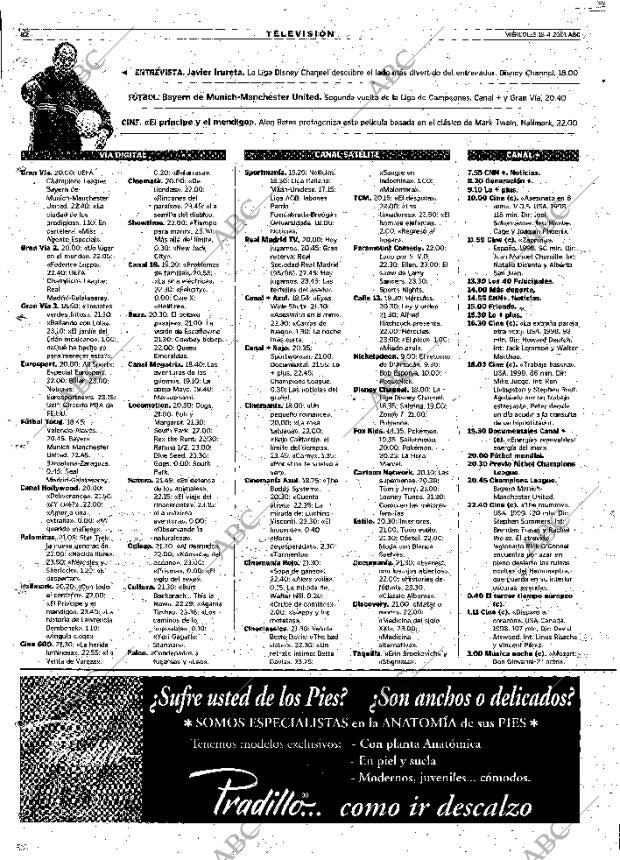 ABC MADRID 18-04-2001 página 82