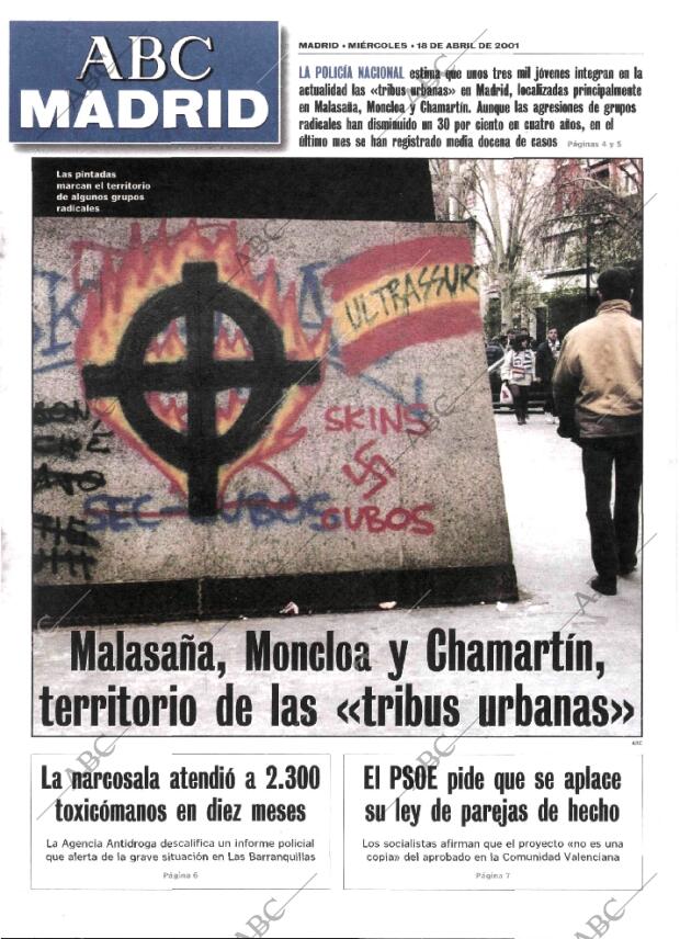 ABC MADRID 18-04-2001 página 85