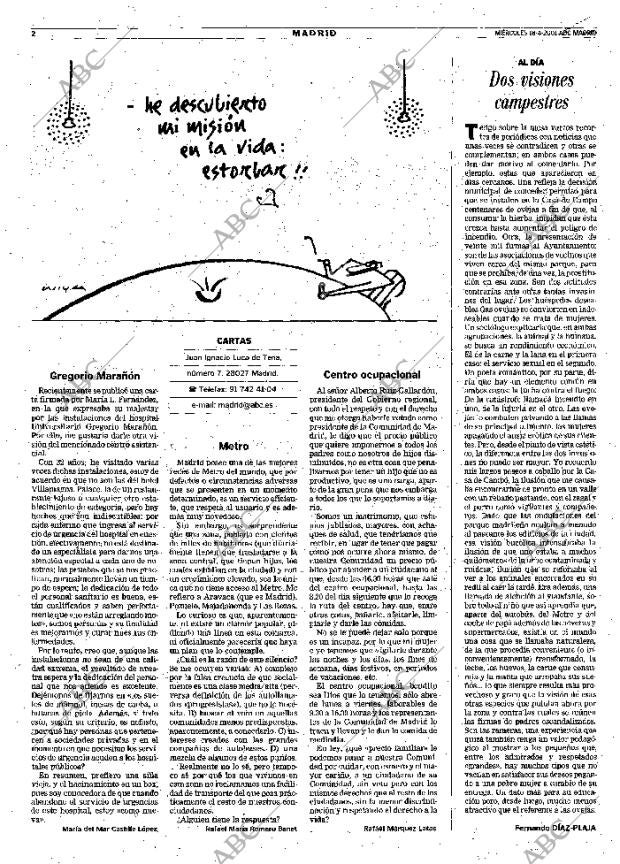 ABC MADRID 18-04-2001 página 86