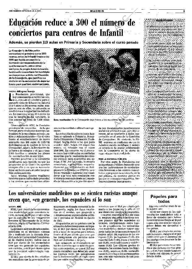ABC MADRID 18-04-2001 página 93