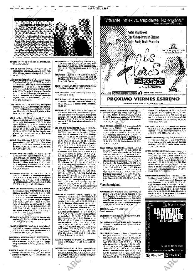 ABC MADRID 18-04-2001 página 99