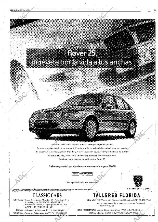 ABC SEVILLA 18-04-2001 página 105