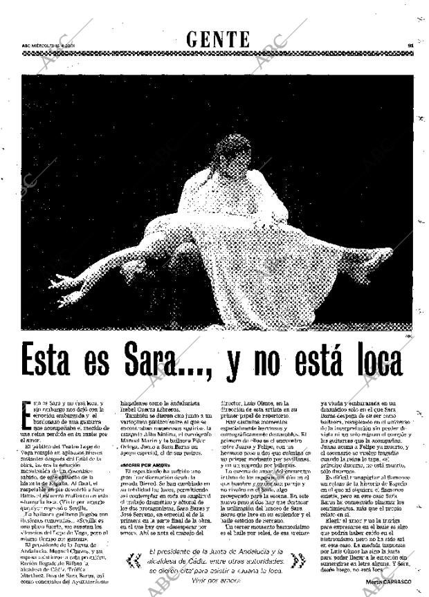 ABC SEVILLA 18-04-2001 página 91