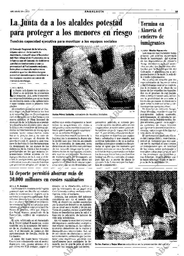 ABC SEVILLA 19-04-2001 página 59