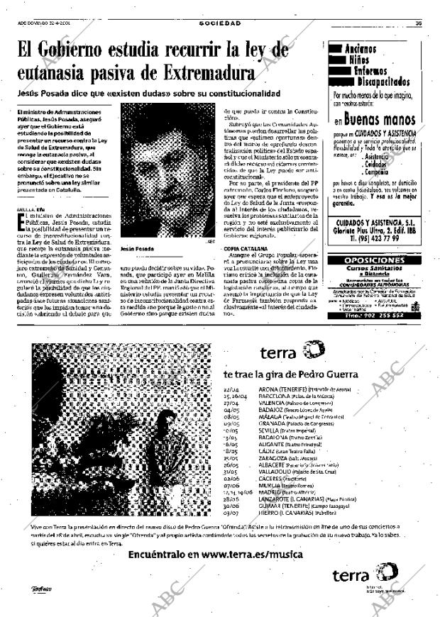 ABC SEVILLA 22-04-2001 página 35