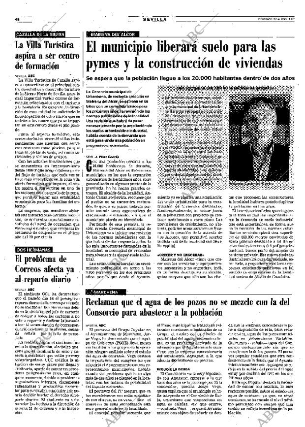 ABC SEVILLA 22-04-2001 página 48