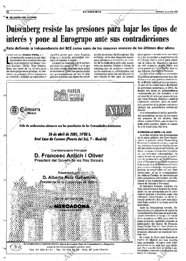 ABC SEVILLA 22-04-2001 página 72