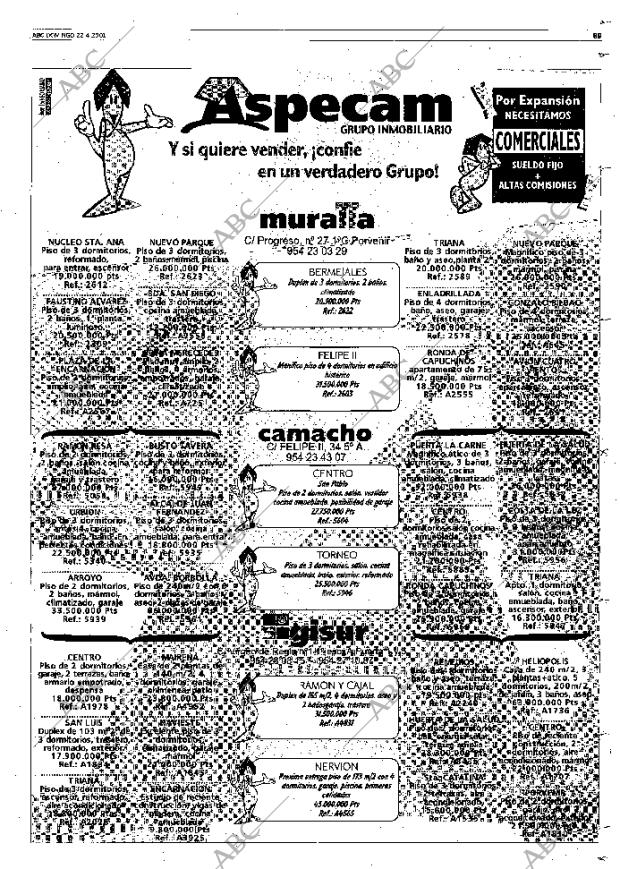 ABC SEVILLA 22-04-2001 página 89