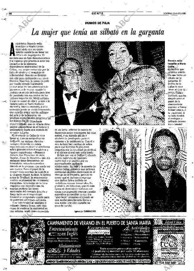ABC SEVILLA 22-04-2001 página 98