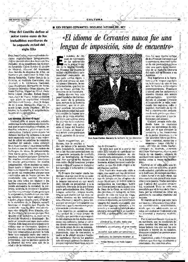 ABC MADRID 24-04-2001 página 43