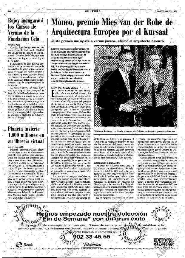 ABC MADRID 24-04-2001 página 50