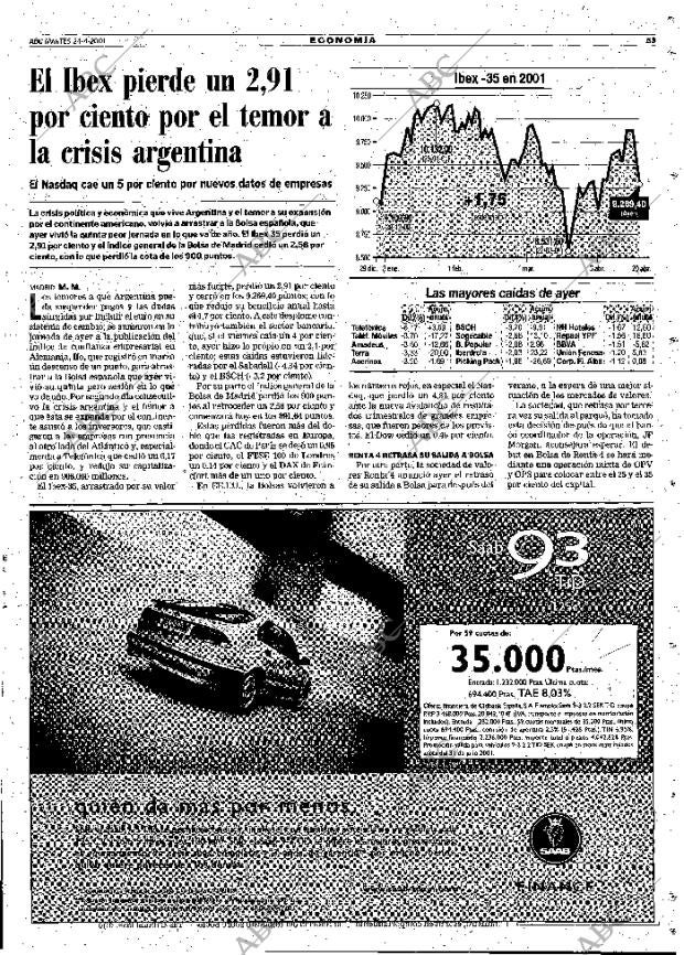 ABC MADRID 24-04-2001 página 53