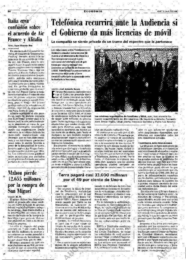 ABC MADRID 24-04-2001 página 54