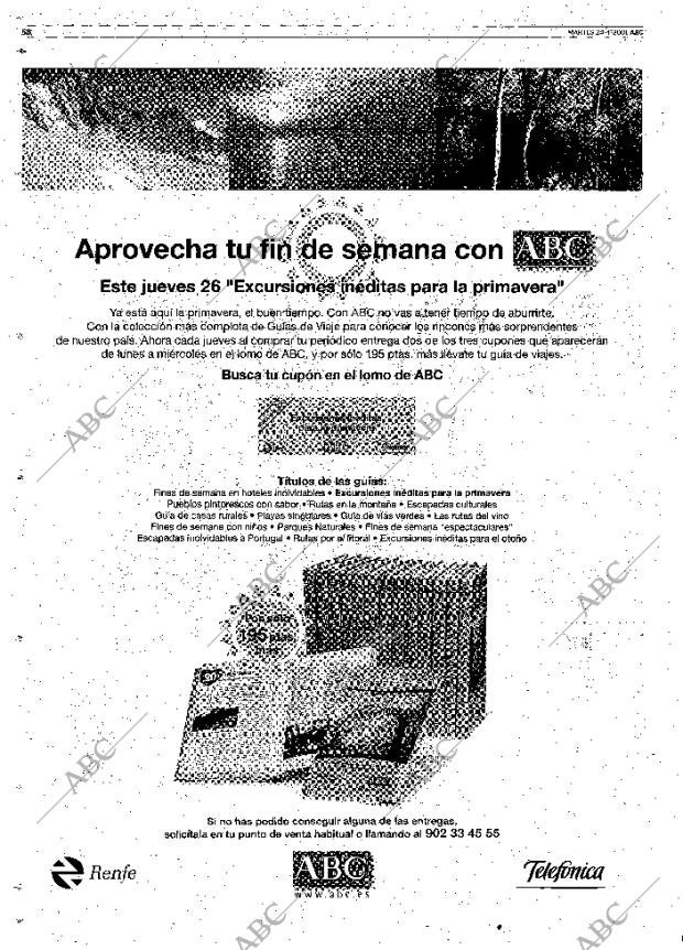 ABC MADRID 24-04-2001 página 58