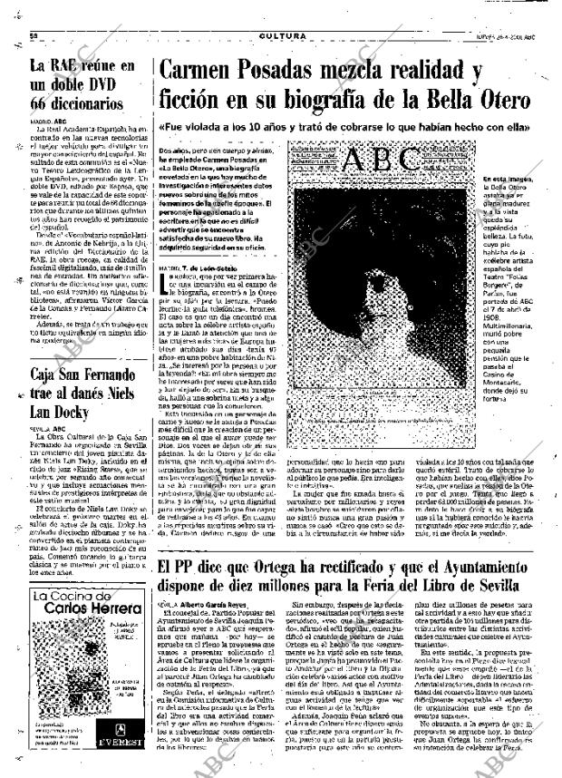 ABC SEVILLA 26-04-2001 página 58