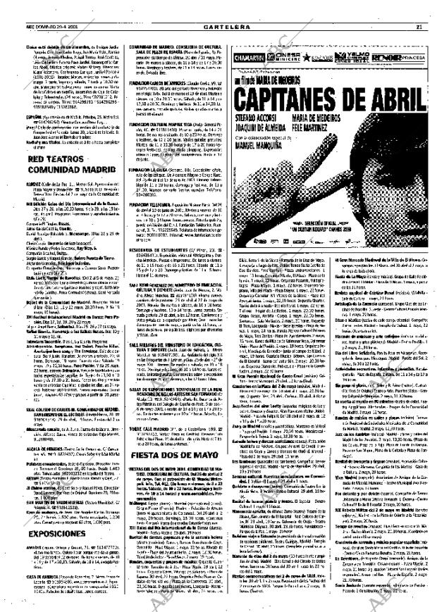 ABC MADRID 29-04-2001 página 105