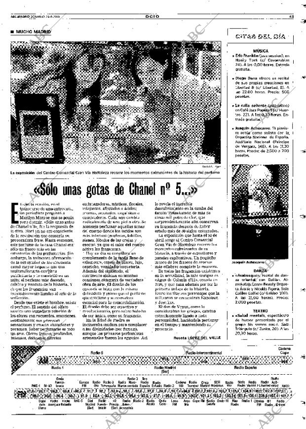 ABC MADRID 29-04-2001 página 127