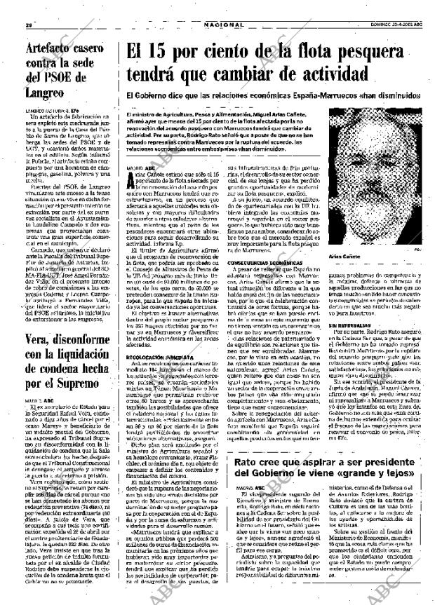 ABC MADRID 29-04-2001 página 26